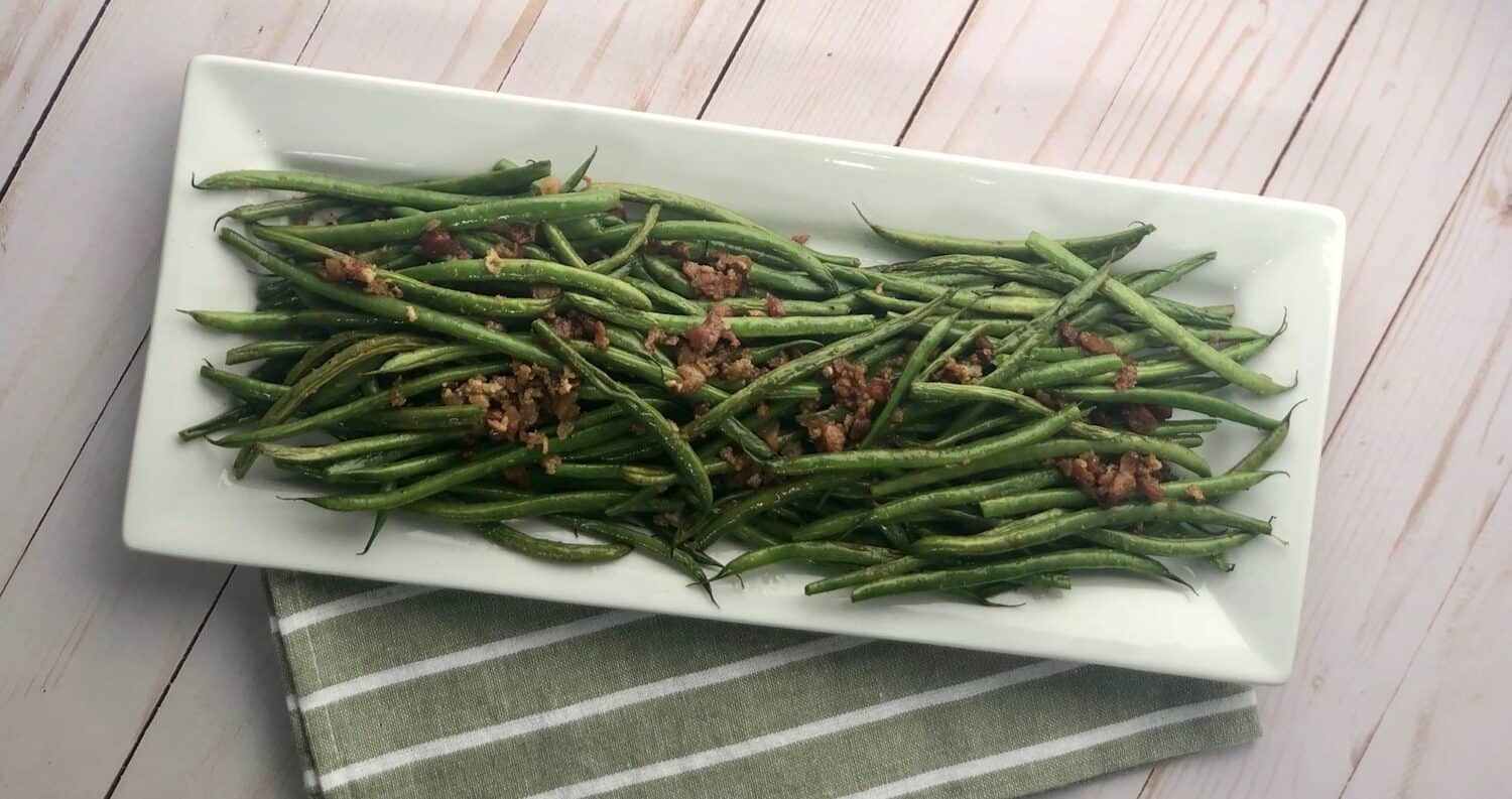 Baked Bacon Green Beans