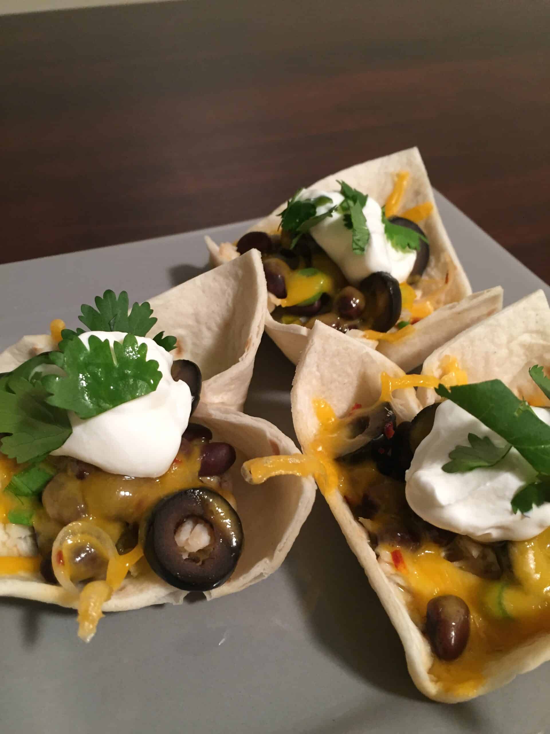Mini Chicken Taco Cups