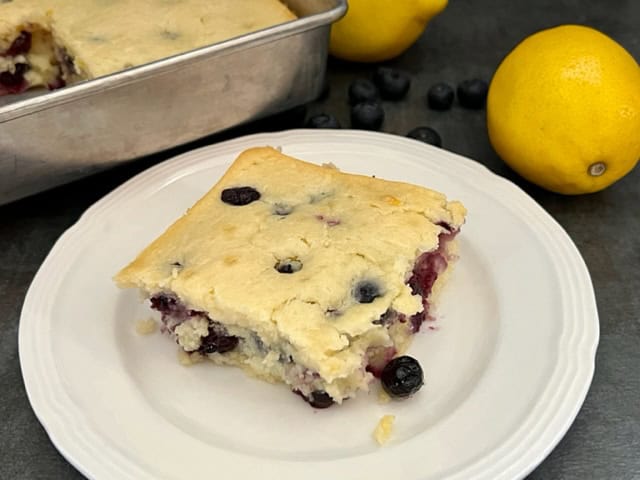 Lemon Blueberry Coffee Cake