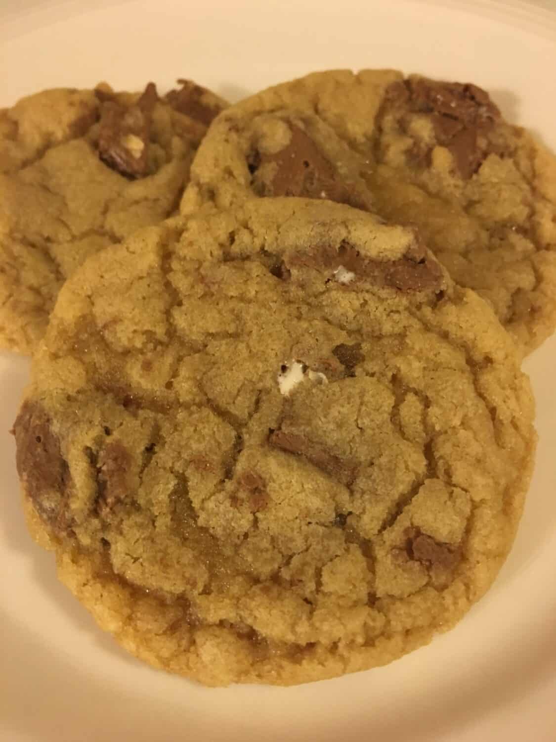Chewy Toblerone Cookies | Sweeter With Sugar