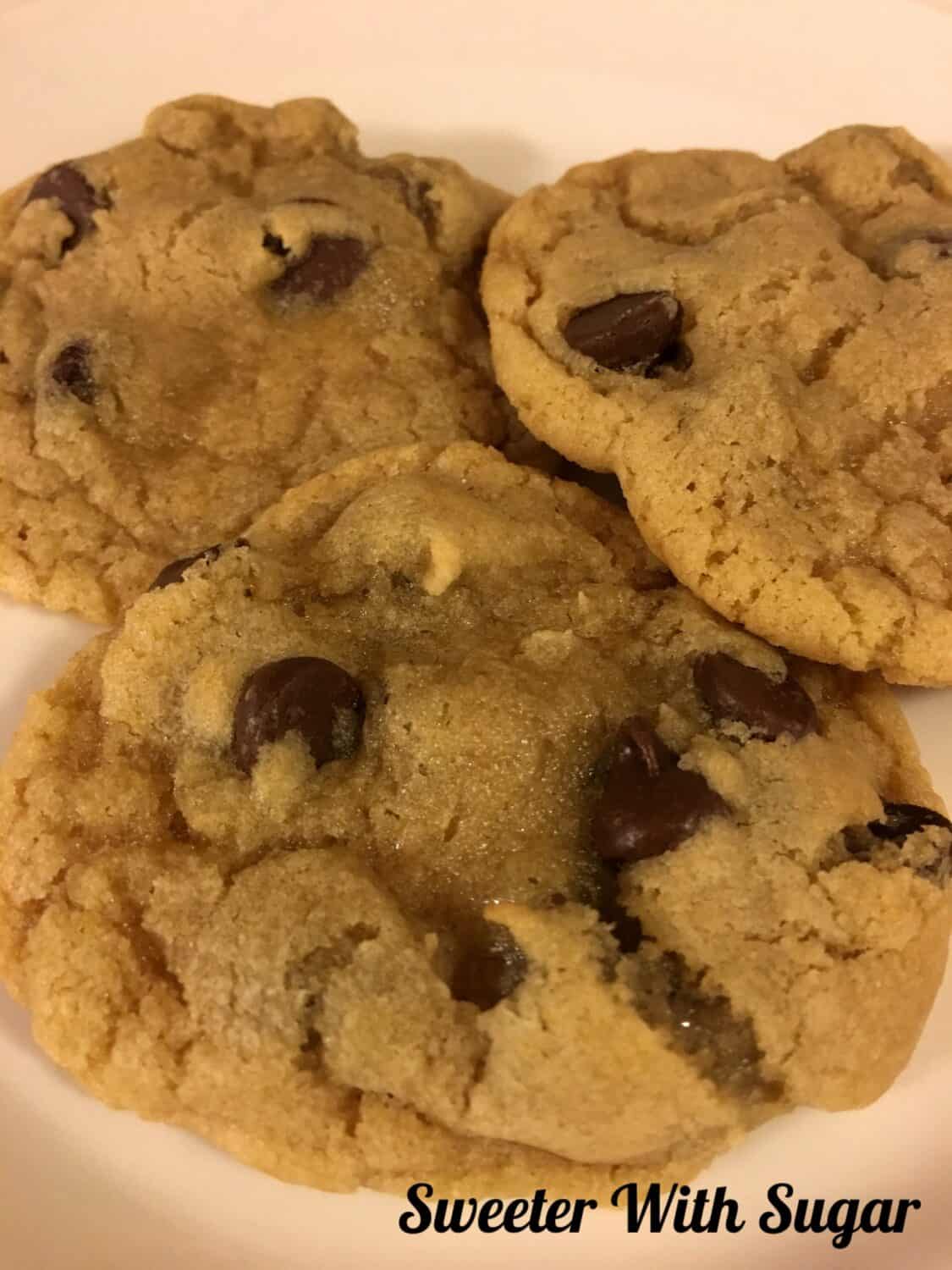 Chewy Chocolate Chip Cookies | Sweeter With Sugar