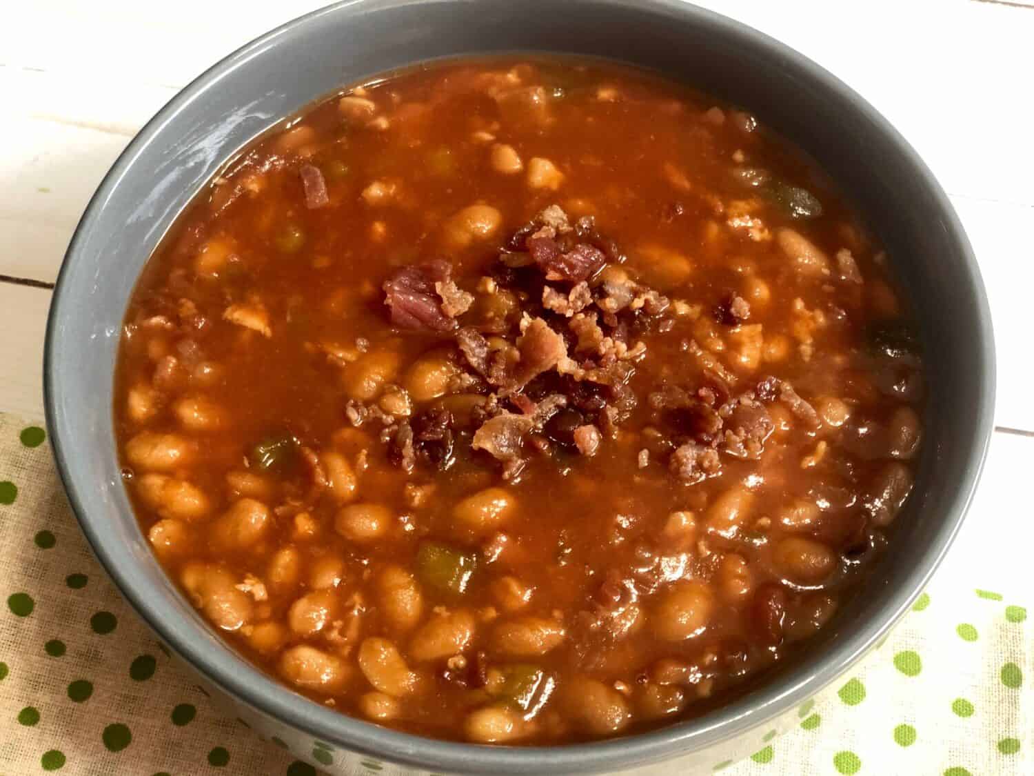 Slow Cooker Baked Beans