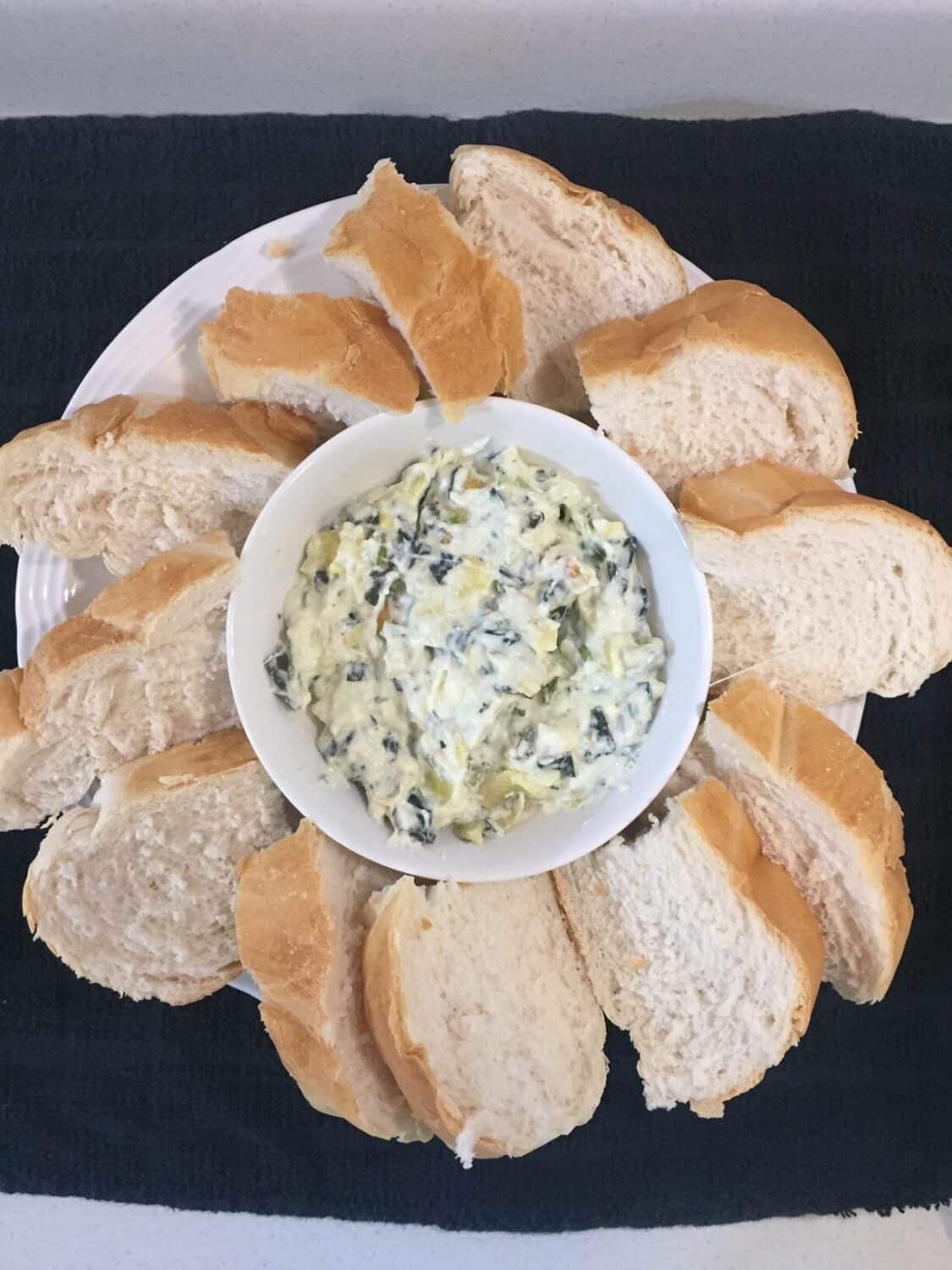 Spinach Artichoke Dip | Sweeter With Sugar