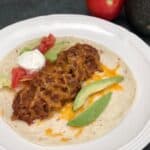 One Pan Green Chile Burritos