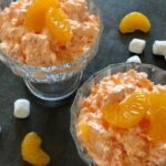 Marshmallow Creme Orange Jell-O Salad | Sweeter With Sugar