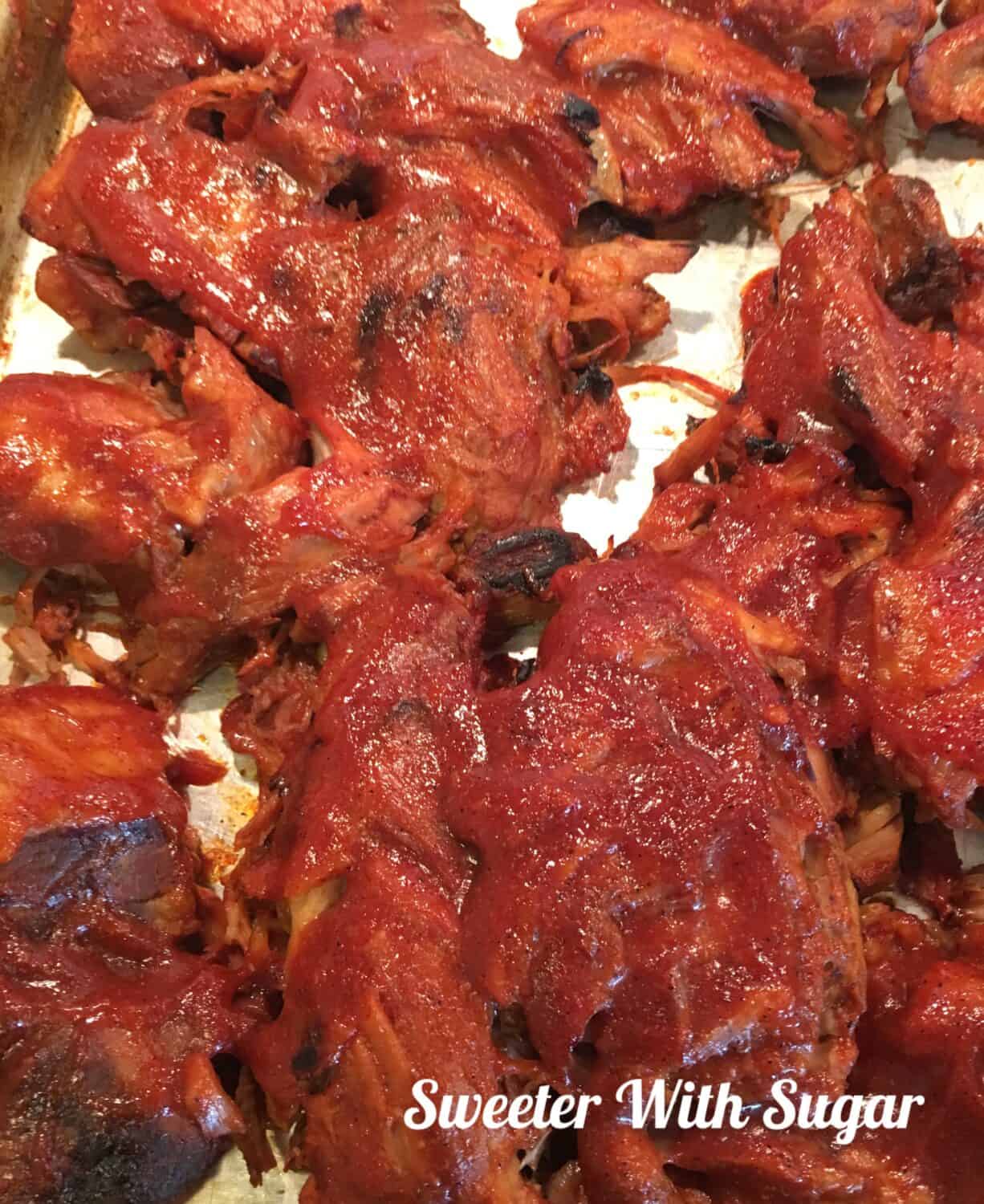 Barbecue Boneless Pork Ribs | Sweeter With Sugar