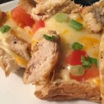 Chicken Garlic French Bread Pizza | Sweeter With Sugar