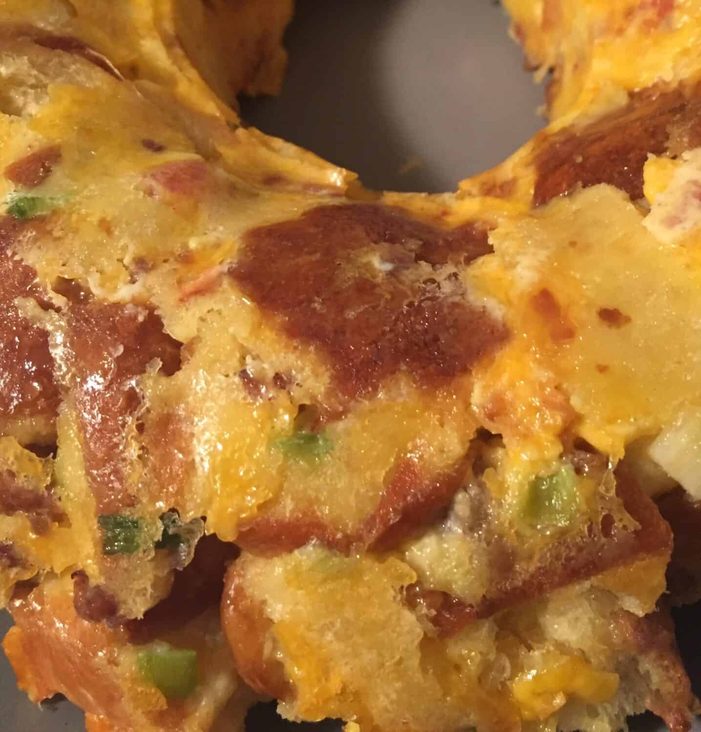Breakfast French Bread Pull Apart
