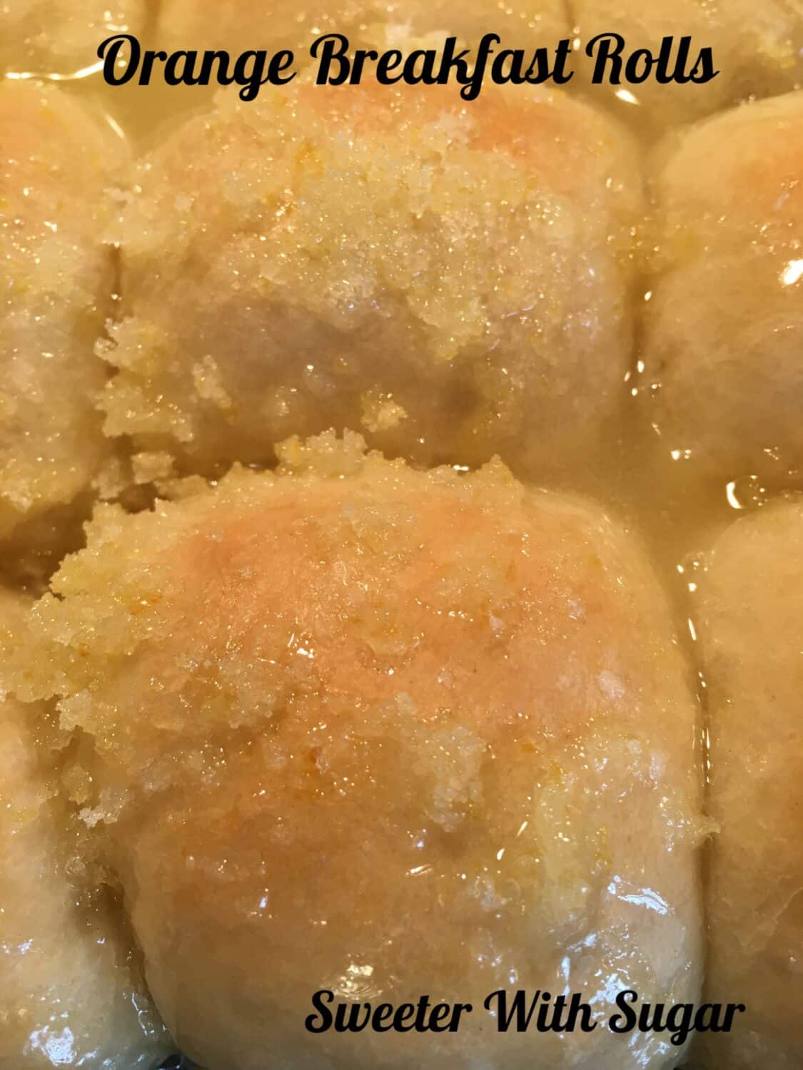 Orange Breakfast Rolls