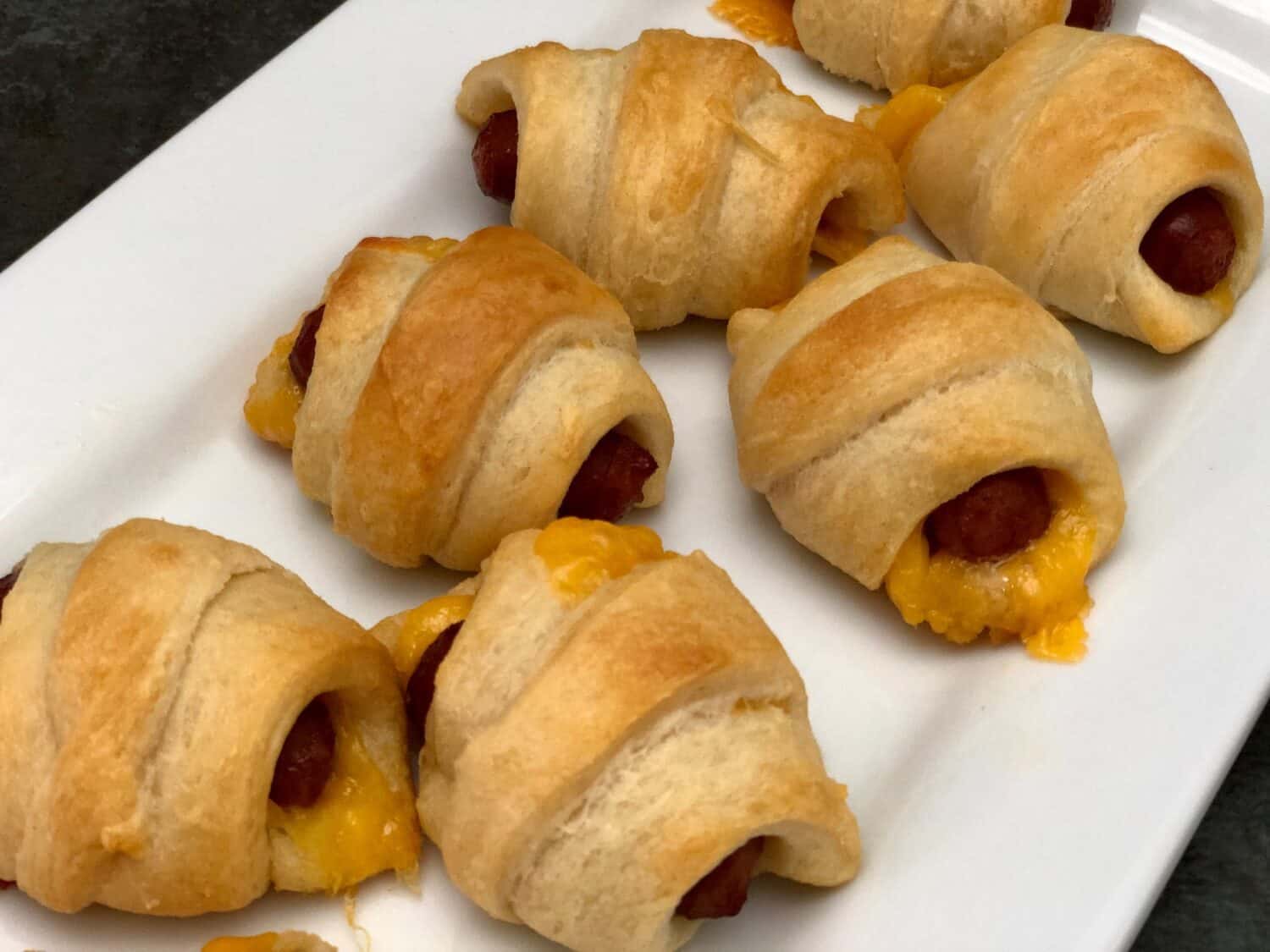 Mini Sausage and Cheese Crescent Rolls