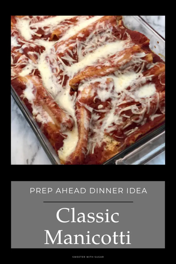 Freezer-friendly manicotti assembled and ready to bake for an easy dinner later.