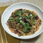 Korean Beef is a delicious dinner recipes made with beef, cabbage, spinach and a Gochujang sauce,
