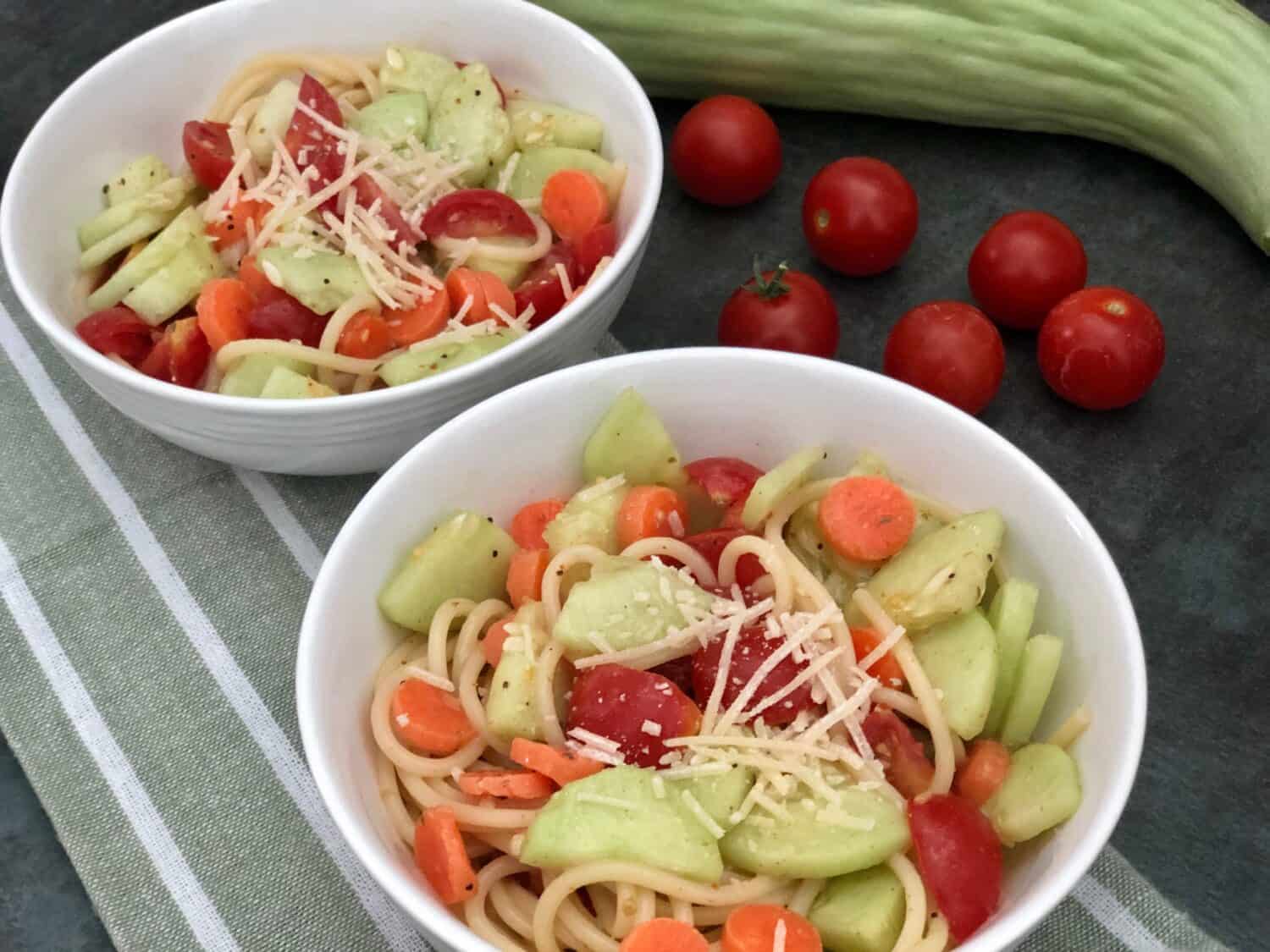 Vegetable Spaghetti Salad
