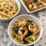 Cilantro Lime Shrimp Pasta | Sweeter With Sugar