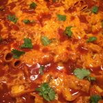 One Pan Spicy Enchilada Pasta | Sweeter With Sugar