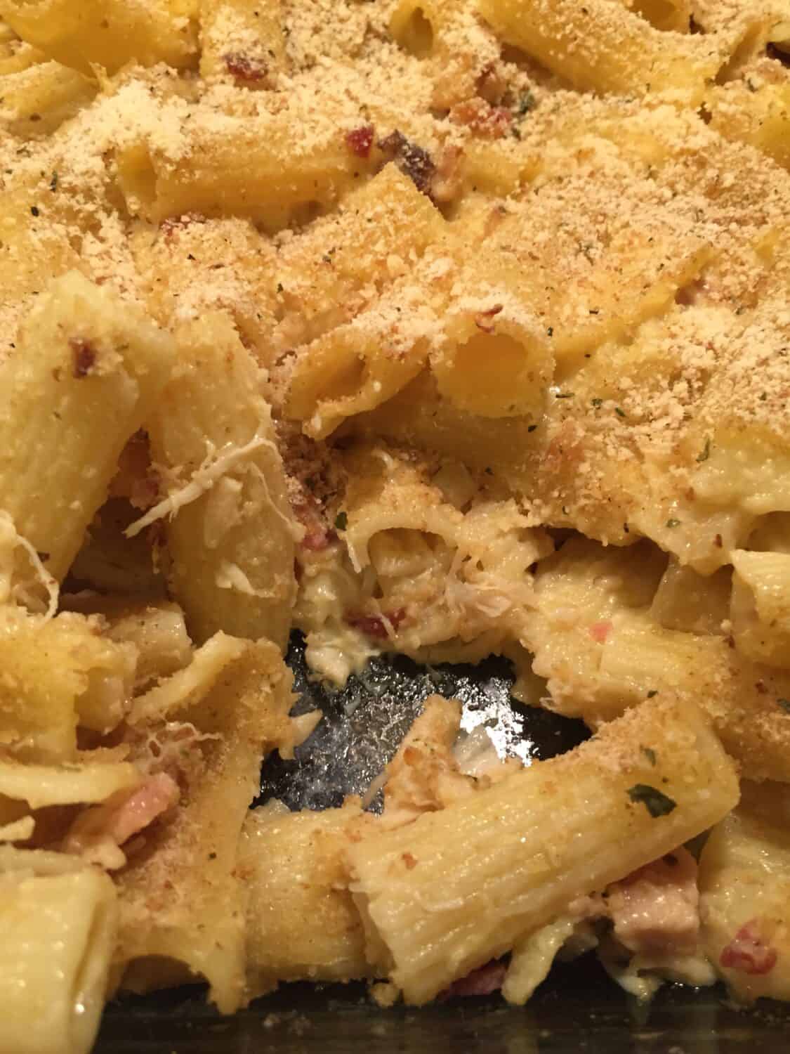 Creamy Chicken Bacon Casserole
