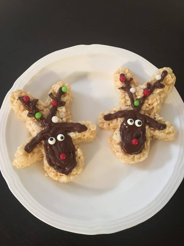 Reindeer Rice Krispie Treats Sweeter With Sugar
