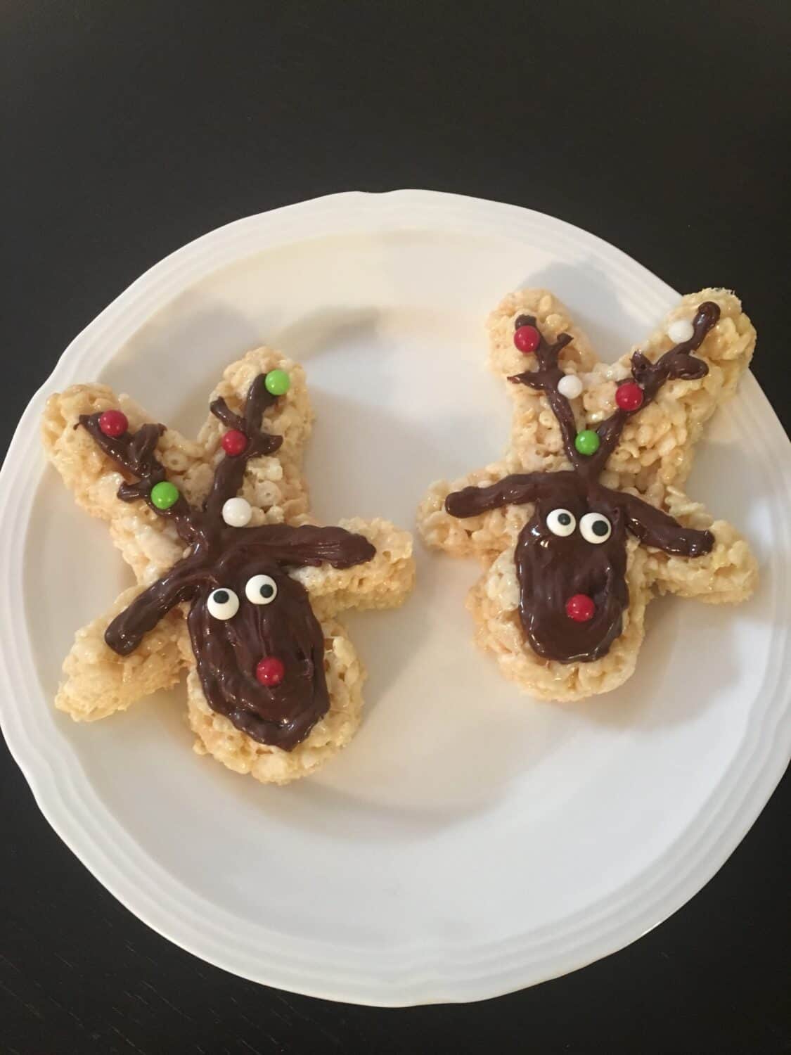 Reindeer Rice Krispie Treats | Sweeter With Sugar