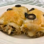 Green Chile Chicken Enchiladas | Sweeter With Sugar |