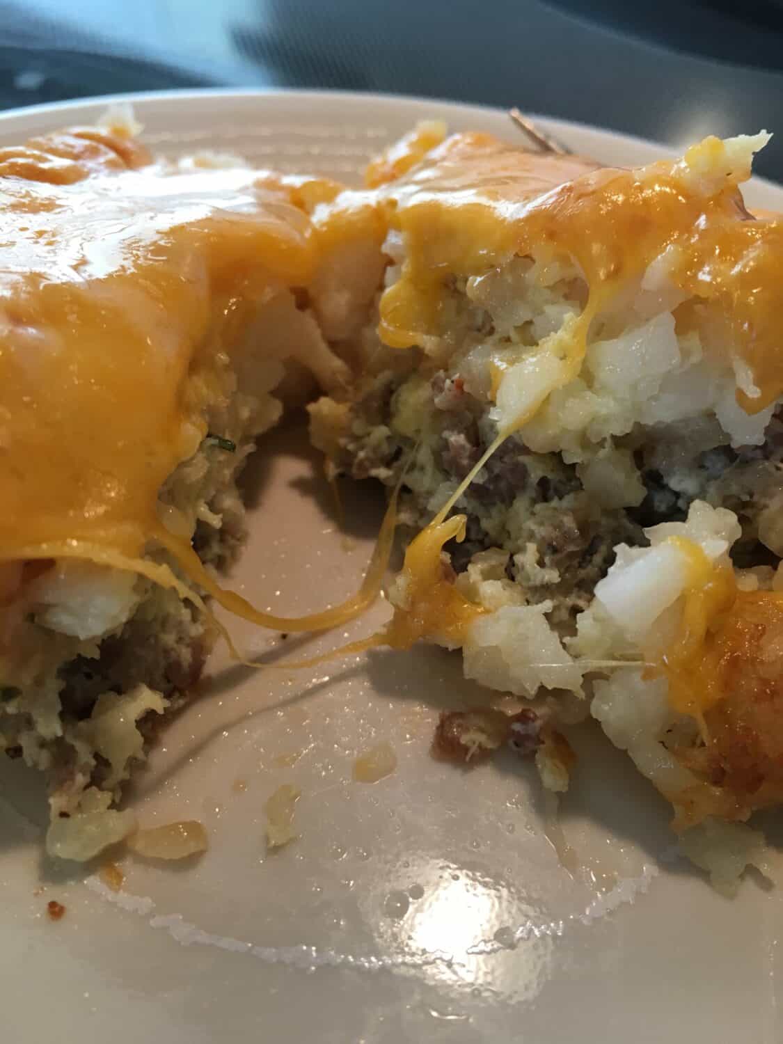 Sausage Tater-Tot Casserole