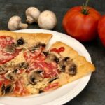Italian Tomato Mushroom Pizza