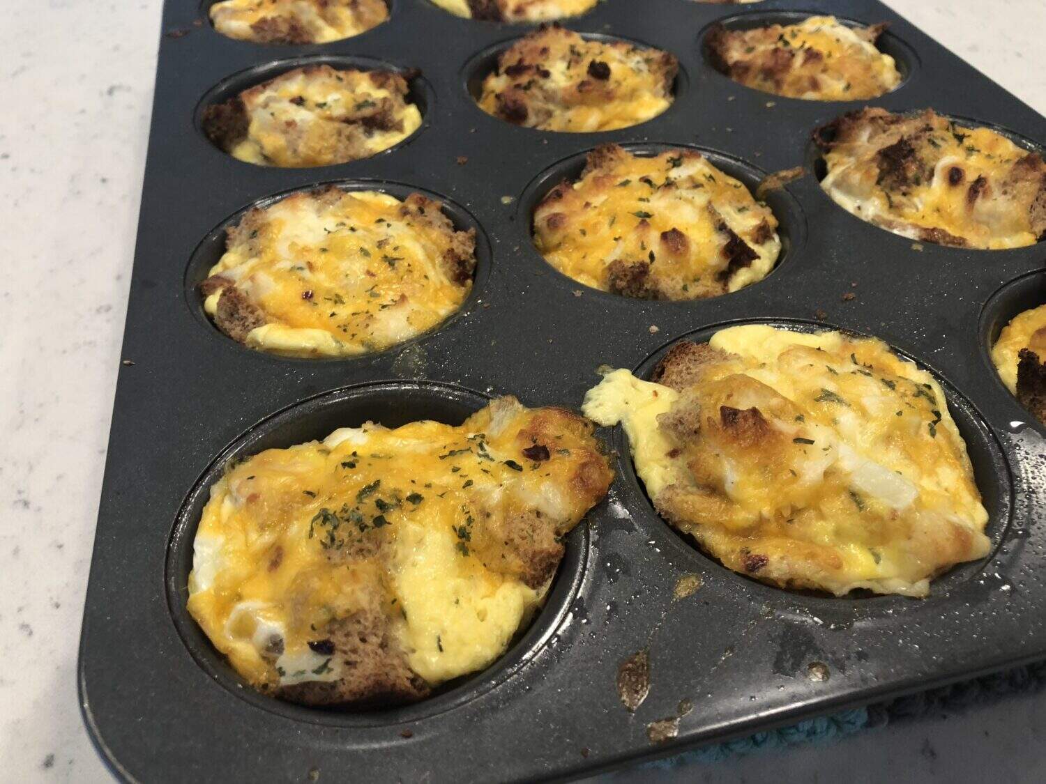 We love these Savory Breakfast Muffins for an easy, lazy breakfast. You can find the majority of these ingredients, if not all of them, in your kitchen. It is completely made from staples you keep on a daily basis which makes it even easier to whip up.