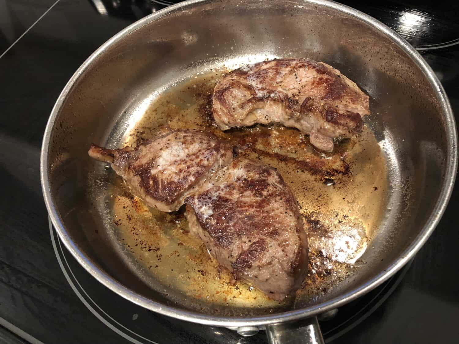 I love the easiness of this Butter Seared Steak for a fancy dinner meal!  It is a great way to cook steak in the winter when you don't want to go grill in the freezing weather and it gets cooked in butter... The butter gets browned and puts a great flavor into the steak. You are going to love it!