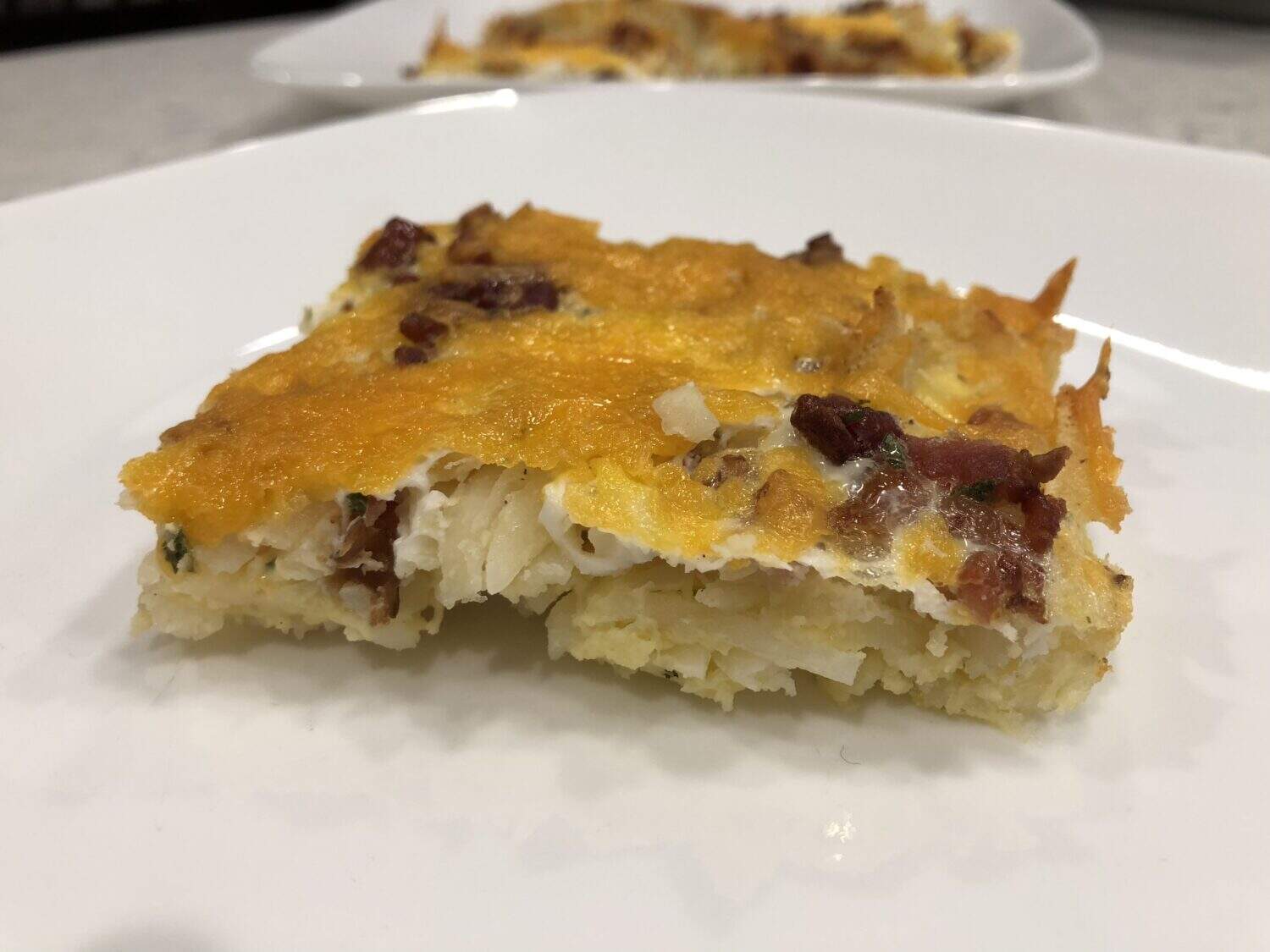 If you are looking for a new breakfast casserole to try, try this Lazy Breakfast Casserole!! I quickly threw this together one lazy morning and it did not disappoint. It was super easy and quick. It is so great for really lazy mornings.