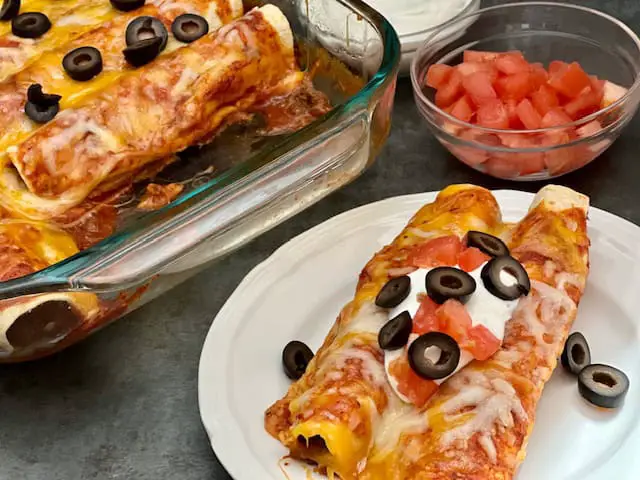 Beef Jalapeño Enchiladas