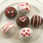 Valentine's Day Peanut Butter Truffles | Sweeter With Sugar