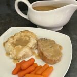 Seasoned Pork Loin with Gravy