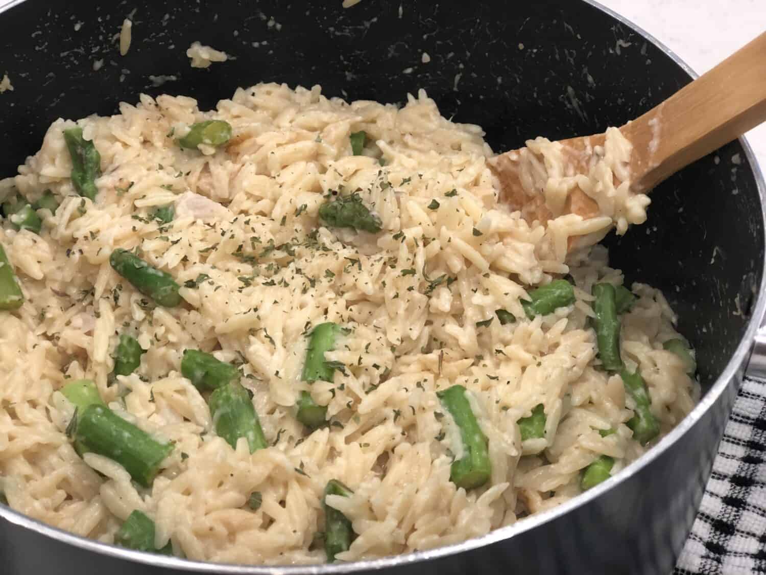 One Pan Parmesan Orzo