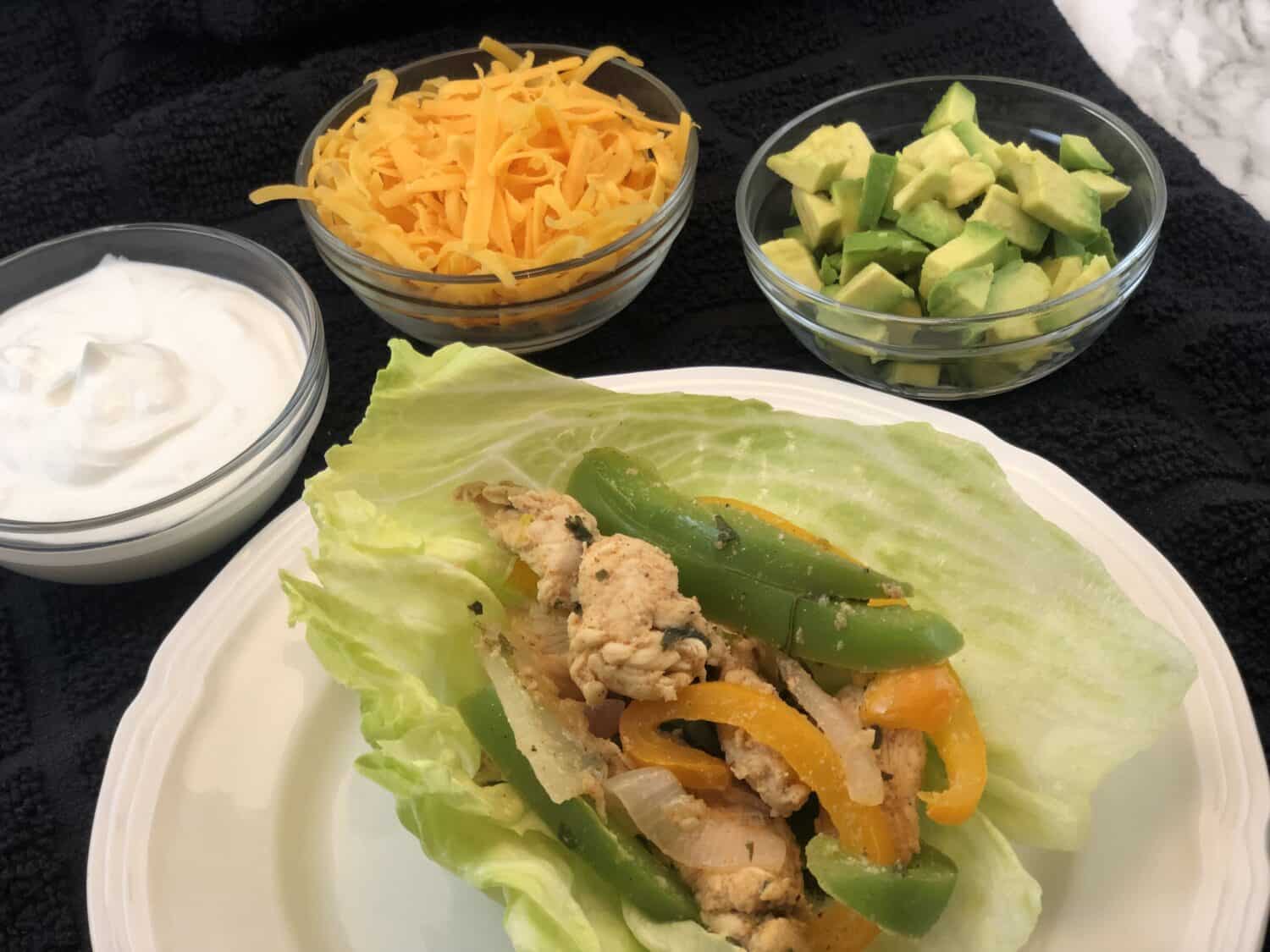 Cilantro Lime Chicken Fajitas