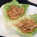 Pineapple Chicken Lettuce Wraps are so fun and delicious. This dinner recipe is made in the slow cooker. The ingredients for this recipe are probably in your kitchen now. #SlowCookerRecipes #ChickenRecipes #HawaiianDinnerRecipes #LettuceWraps #Crockpot