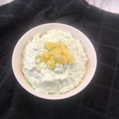 Pistachio Pineapple JellO Salad