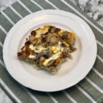 An easy breakfast casserole - Bacon Mushroom Breakfast Casserole