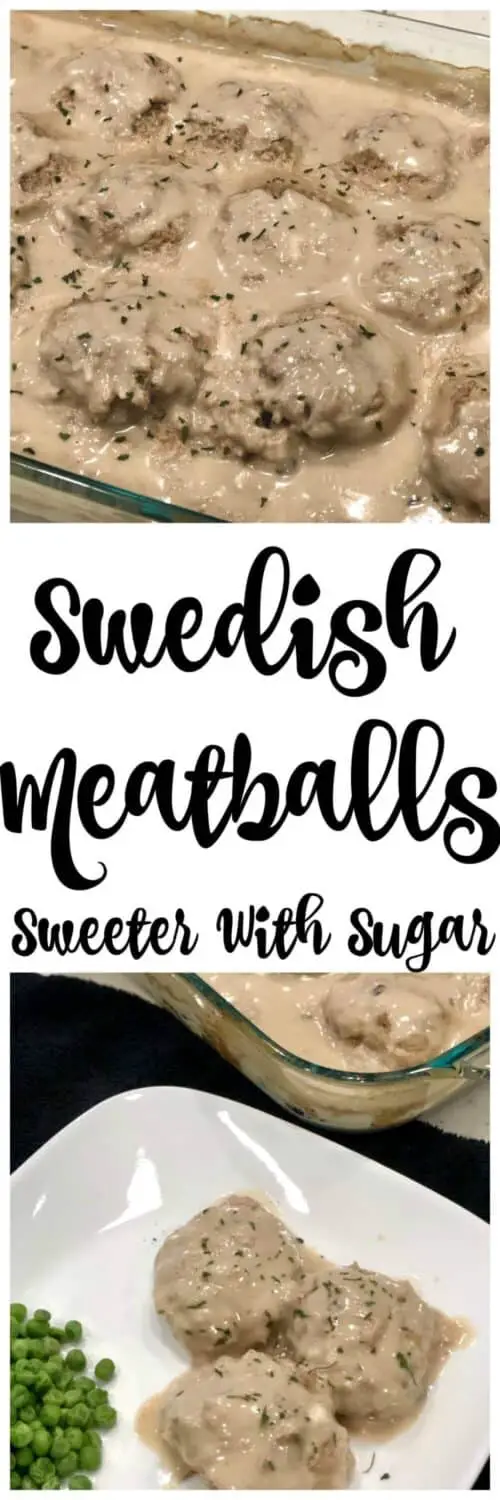 Swedish Meatballs are the best comfort food. The gravy over the seasoned meatballs makes this a yummy dinner for the whole family. #Beef #Meatballs #ComfortFoodRecipes #SwedishMeatballsRecipe #ClassicRecipes