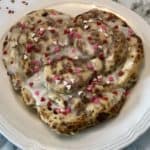 Valentine's Day Cinnamon Roll | Sweeter With Sugar | An easy and delicious breakfast idea. Cinnamon Rolls, Breakfast, Easy, Simple Recipes, Quick Breakfast Ideas, #Breakfast #ValentinesDay #CinnamonRoll #Simple #Easy #KidFriendly #KidFun #Delicious