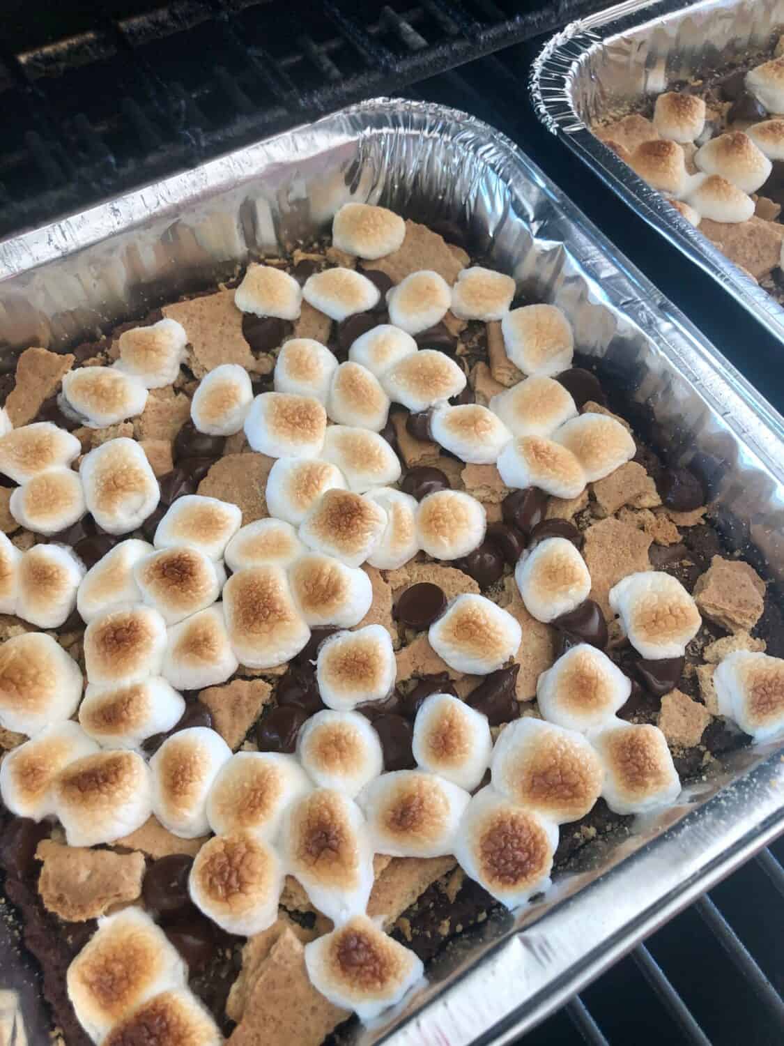 Traeger S'mores Brownies