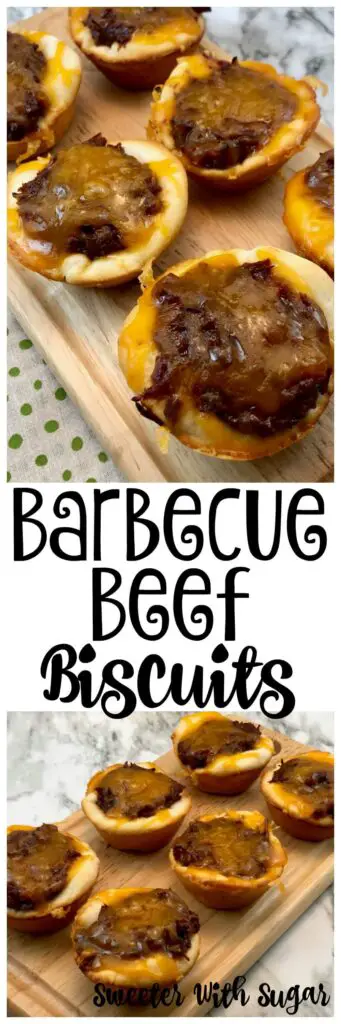 Barbecue Beef Biscuits | Sweeter With Sugar | Easy Recipes, Easy Appetizers, Easy Snacks, Beef, #easydinnerrecipes #beef #snacks #easyappetizers #delicious