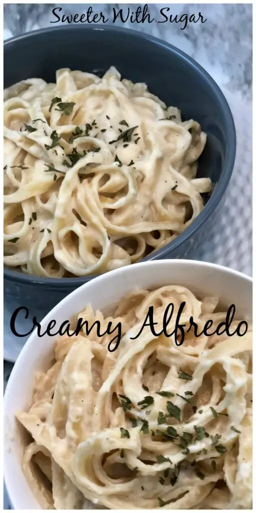 Creamy Alfredo | Sweeter With Sugar | Pasta Sauce Recipes, Easy Dinner Recipes, Pasta, Comfort Food Recipes, #Alfredo #pastasauce #dinner #comfortfood