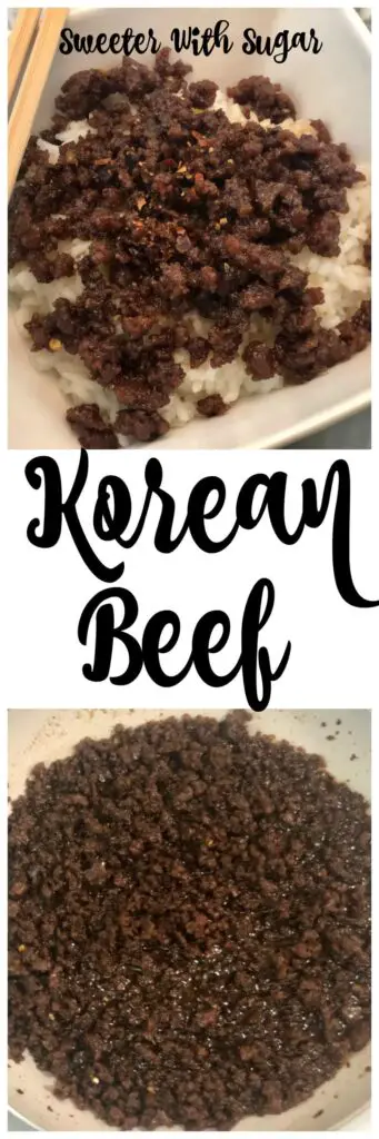 Korean Beef is a deliciously seasoned, spicy ground beef recipe you will love to make and eat. It is a quick and easy dinner recipe. #Asian #DinnerRecipes #GroundBeefRecipes