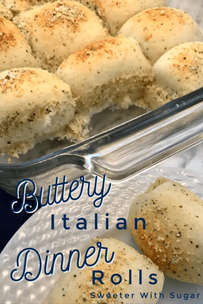 Buttery Italian Dinner Rolls | Sweeter With Sugar | An easy recipe for a delicious bread side. Dinner Recipes, Bread Recipes, Side Recipes, Easy Recipes, Roll Recipes, #Bread #Rolls #EasySideRecipes #EasyRecipes