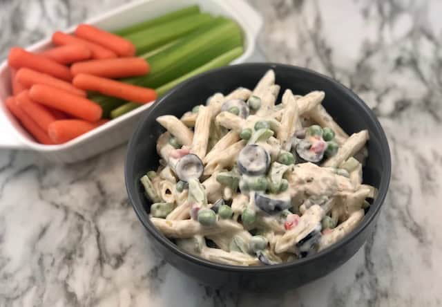 Chicken Ranch Pasta Salad | Sweeter With Sugar