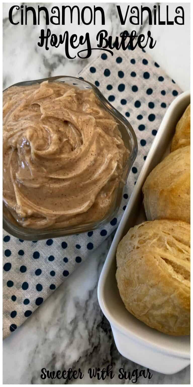 The Best Cinnamon Vanilla Honey Butter