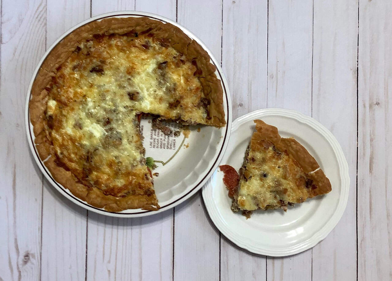 Mega Meat Quiche | Easy Recipes, Brunch Recipes, Holiday Ideas