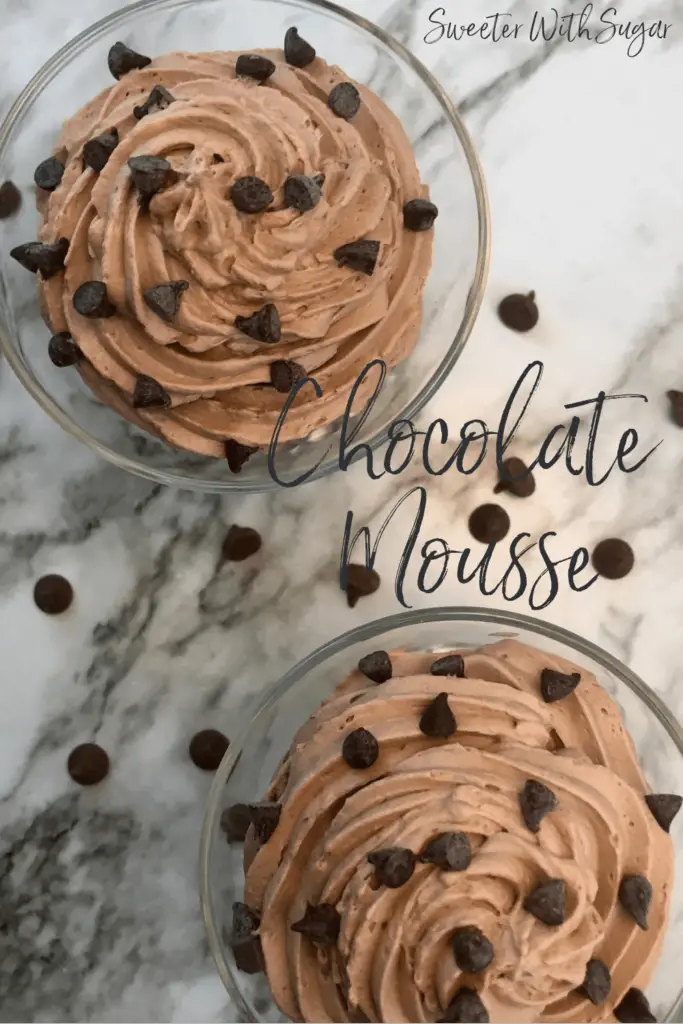 Chocolate Mousse | Sweeter With Sugar | Easy Dessert Recipes, Simple, Creamy Chocolate Dessert, Mousse, Quick Desserts, Chocolate, #Chocolate #Mousse #EasyDesserts #Simple #Delicious #Pudding #Quick