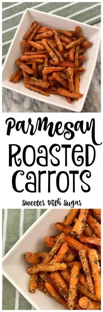 Parmesan Roasted Carrots | Sweeter With Sugar | Sides, Roasted Vegetables, Easy Sides, Simple, Parmesan, Oven Healthy, #Best #Roasted #Carrots #Oven