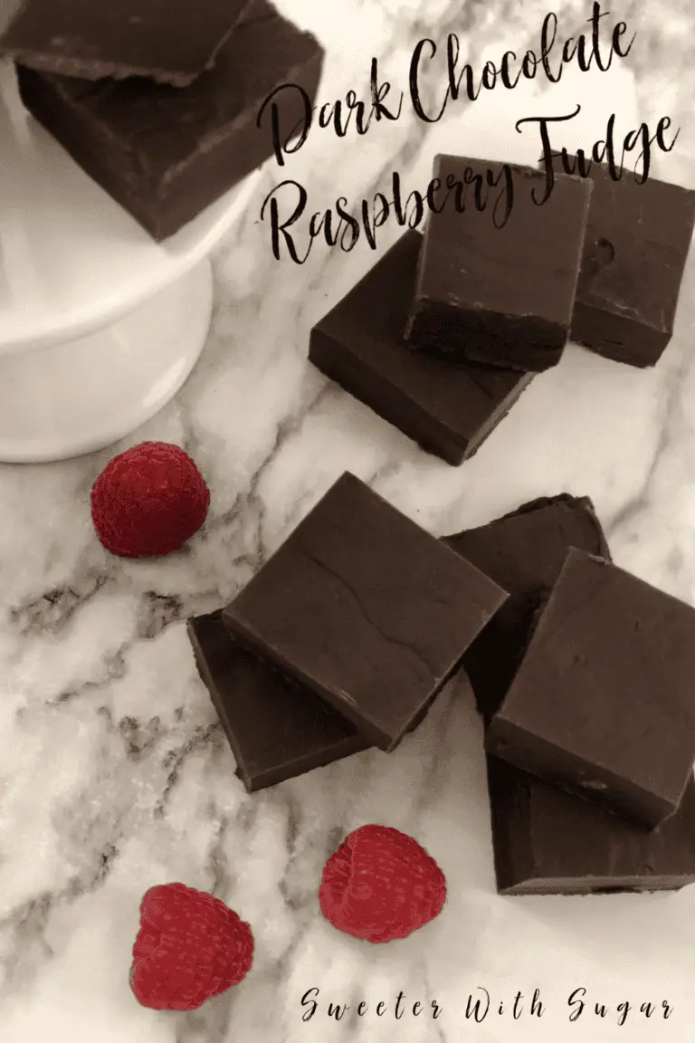 Dark Chocolate Raspberry Fudge
