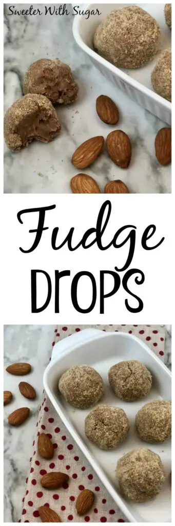 Fudge Drops are a delicious homemade candy recipe for the whole family. They are easy to make and have a smooth and creamy center. #Holiday #Chocolate #Traditions #Homemade  #SimpleRecipes #CandyRecipes 